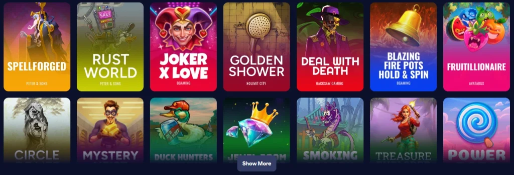 Podgląd strony partnerskiej Thor Fortune Casino